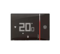 Legrand Termostato collegato Smarther with Netatmo per montaggio a incasso 2 moduli - Nero