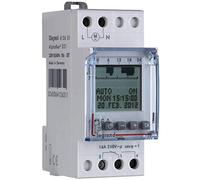 Legrand, Timer digitale settimanale a 1 canale AlphaRex D21, 230 V, 50/60 Hz, 56 Programmi, 412631