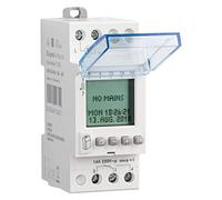 Legrand, Timer digitale settimanale a 1 canale AlphaRex D21, 230 V, 50/60 Hz, 56 Programmi, 412631