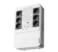 Gruppi di Continuita LEGRAND 310082 UPS monofase KEOR MULTIPLUG 800VA con prese standard - Controllo tramite CPU ed equipaggiato con una batteria al piombo di tipo ermetico regolata da valvola