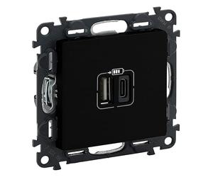 Legrand Valena Life 754251 - Telaio a 1 posto, colore: Nero