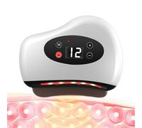 Legs Muscle Scraper - Electric Massager for Deep Tissue Relief | Bianstone Heating Tool with 12 Vibration Gears for Soles Neck Back Shoulders Sports Recovery 9.5x8x2.5cm