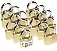 Legunto 18 lucchetti - una chiave per tutti - pratico e sicuro - 108 chiavi di ricambio, adatte a ciascuna delle serrature con chiusura uguale