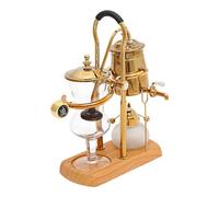Legwfdthy Sifone per caffè e caffè creativi, stile vintage, gravity, in vetro, per caffè a sifone, sottovuoto, design a vuoto belga, base stabile, pratica maniglia
