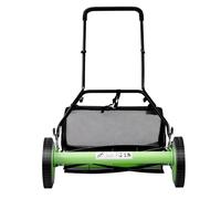 Legwfdthy Tagliaerba a spinta, con cesto raccoglierba, Power Push da giardino, a mano, larghezza di taglio 41 cm, altezza regolabile, funzionamento a benzina manuale