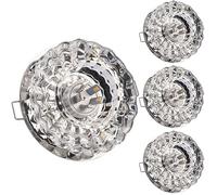 1pack,4pack,8pack,2in-3.5in Plafoniera da Incasso in Acciaio Inossidabile 3W,5W Lampade a LED in Cristallo per Luce della Porta,faretto a LED Senza candeggina