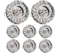 1pack,4pack,8pack,2in-3.5in Plafoniera da Incasso in Acciaio Inossidabile 3W,5W Lampade a LED in Cristallo per Luce della Porta,faretto a LED Senza candeggina