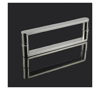 LEGZIT Set di Maniglie per Porta della Doccia,Maniglia per Porta in Vetro per Bagno con Doccia in Acciaio Inossidabile/Distanza tra i Fori della Maniglia per Porta Push-Pull 165mm/200mm/275mm (Size