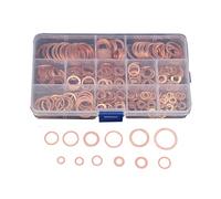 LeHang 280PCS 12 Dimensione M5-M20 O-Ring Guarnizione di Rame Rondella Piatta Strumento di Blocco dell'Olio Kit Hardware