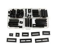 LeHang 66Pcs IC Presa Dip Supporto per Chip Piedi Piatti Tipo di Saldatura 6/8/14/16/18/20/24/28 Pin