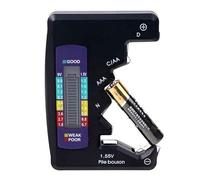 LeHang BT-886 Tester Batteria Checker 7 Seven Tipo di Batteria C AA AAA D N 9V (6F22) e 1,55V Nero