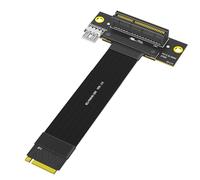 LeHang Cavo di Estensione PCI-E 4.0 4X 270 Gradi a Key M 180 Gradi