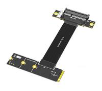 LeHang PCI-E 4.0 4X 180 Gradi Giro M.2 Chiave M Cavo di Estensione Giro Sinistro