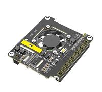 LeHang Poe Hat per Raspberry Pi 5 con Ventola di Raffreddamento/modulo Computer 5, con LED di scolorimento Automatico