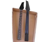 Leher Gitar Kanada Maple Wood 6 corde Leher Gitar Listrik Kepala Hitam 24 Fret Titik Merah Leher Tanda Posisi untuk Guita Listrik(Model 1)