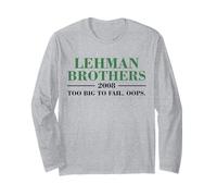 Lehman Brothers 2008 Too Big To Fail. Oops. Maglia a Manica