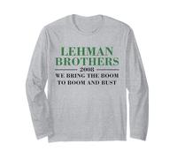 Lehman Brothers 2008 We Bring The Boom To Boom And Bust Maglia a Manica