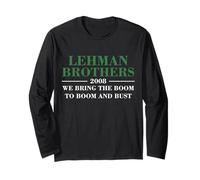 Lehman Brothers 2008 We Bring The Boom To Boom And Bust Maglia a Manica