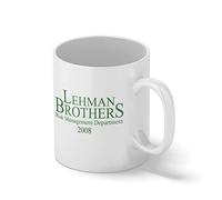 Lehman Brothers Risk management Department 2008 2023 Bianco tazza di caffè Mug