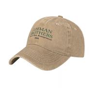 Lehman Risk Management Denim Berretto da Baseball da Corsa Trucker Cappello da papà Estate Unisex Adolescente A Prova Solare Berretti da Baseball Regalo Moda Cotone Stampato