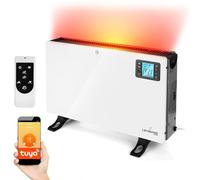 LEHMANN LHOHC-2013C Termoconvettore Elettrico 2000W, con 3 Livelli di Riscaldamento, Termostato Regolabile con Telecomando, Silenzioso, Compatibile con WiFi, Ideale stufa per casa e ufficio