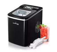 LEHMANN LHOIM-1222 Macchina Ghiaccio 2L, 9 Cubetti In 6-12 Minuti, 2 Dimensioni di Cubetti, 12 kg/24h, Pulizia Automatica, Macchina del Ghiaccio da Casa Ideale per Cucina, Ufficio, Bar e Feste