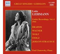 Lehmann Lotte - Lieder Recordings, Vol. 4 (1941)
