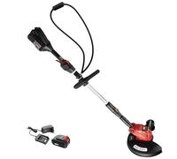 LEHMANN Tagliabordi a batteria 40V 300W, Tagliaerba e Tagliabordi con Batteria 2,0Ah e Caricabatterie, Larghezza di Taglio 30 cm, Filo a 2 Fili, Asta Telescopica, Testa Regolabile