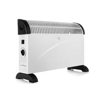 LEHMANN Termoconvettore Elettrico, 3 Livelli di Potenza 750/1250/2000 Watt, Riscaldamento a Convettore con Termostato, Protezione da Surriscaldamento, Silenzioso, Risparmio energetico, Bianco