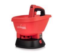 LEHMANN TERRA Spargitore Universale 2,7 L a Batteria - Spargisale, Spandiconcime e Seminatrice per Prato, Larghezza di Spargimento 0,2-2,7 m, 5 Livelli di Regolazione, Leggero ed Ergonomico