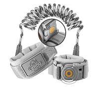 Lehoo Castle Guinzaglio per Bambini, 1,5M Cinturino per Bambini Antiperduta, Bracciale Sicurezza Bambino, Portatile Che Cammina Anti-Perso Mano Cintura(grigio)