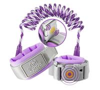 Lehoo Castle Guinzaglio per Bambini, Bracciale Sicurezza Bambino Regolabile, Anti-perso Elastici per Bracciali Polso 360 ° Girevoli, Imbracatura di Sicurezza per Bambini con Blocco del Sensore Viola