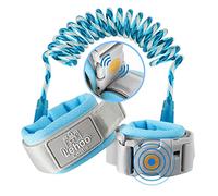 Lehoo Castle Guinzaglio per Bambini, Bracciale Sicurezza Bambino Regolabile, Anti-perso Elastici per Bracciali Polso 360 ° Girevoli, Imbracatura di Sicurezza per Bambini con Blocco del Sensore Blu