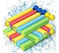 Lehoo Castle Pistola ad acqua, in schiuma, 16 pezzi giocattoli per piscina, portata 10,7 m, giocattoli da giardino per bambini per piscina e spiaggia
