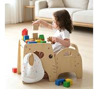 Lehoo Castle Set tavolo e sedia per lo svezzamento Montessori per bambini da 1 a 3 anni
