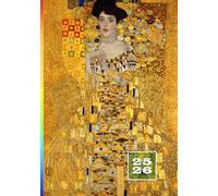 Lehrerkalender 25 - 26: Schulplaner für Lehrer ab September 2025 bis August 2026 | A5 Lehrerplaner mit Platz für Wochennotizen, Noten, Namen, Kontakte ... | Schuljahresplaner Gustav Klimt Adele