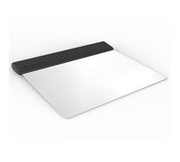 LEHRMANN - Spatola per impasti in acciaio inox, 12 cm, con manico nero Tarocco per pane, pizza, biscotti Raschietto taglia impasto