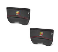 Lehtca 2PCS Auto Riempitivo Sedili, per Abarth 595 Abarth 500 Abarth 124 Spider PU Organizzatore Riempimento Divario Sedile Prova Perdite Car Accessori Interni,C