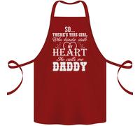 Lei Chiamate Me Daddy Divertente Festa Del Papà Cotone Grembiule 100% Biologico