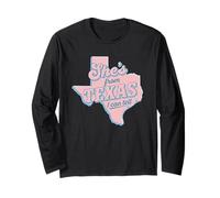 Lei è del Texas, Posso dirlo a Cowgirl Maglia a Manica