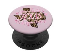 Lei è del Texas, posso dirlo leopardo rosa PopSockets PopGrip Adesivo