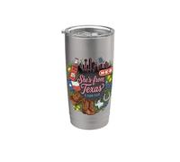 Lei è di Texas I can Tell Texas Pride Fun Design Bicchiere termico in acciaio inox doppia parete