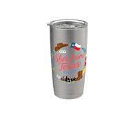 Lei è di Texas I can Tell Texas Pride Fun Design Bicchiere termico in acciaio inox doppia parete