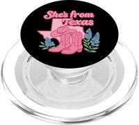 Lei è di Texas, Wildflower Bluebonnet Texas Love PopSockets PopGrip per MagSafe