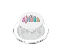 Lei è forti proverbi 31 25 Donna cristiana PopSockets PopGrip per MagSafe