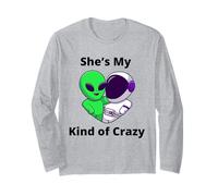 Lei è Il Mio Tipo di Coppia Pazza Design Nerd Love Maglia a Manica