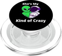 Lei è il mio tipo di coppia pazza Design Nerd Love PopSockets PopGrip per MagSafe