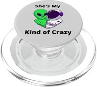 Lei è il mio tipo di coppia pazza Design Nerd Love PopSockets PopGrip per MagSafe