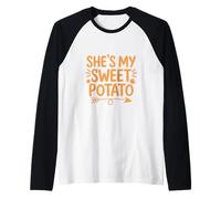 Lei è la mia patata dolce Ringraziamento Maglia con Maniche Raglan