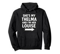 Lei è la mia Thelma e io sono la sua Louise Arrow Felpa con Cappuccio